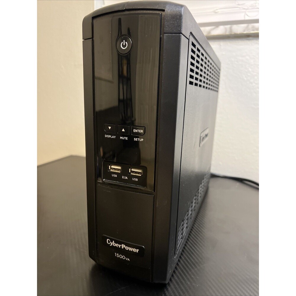 CyberPower 1500 PFCLCD UPS - 1500VA/1000W, 12 Outlets, AVR, Sinewave, Mini-Tower